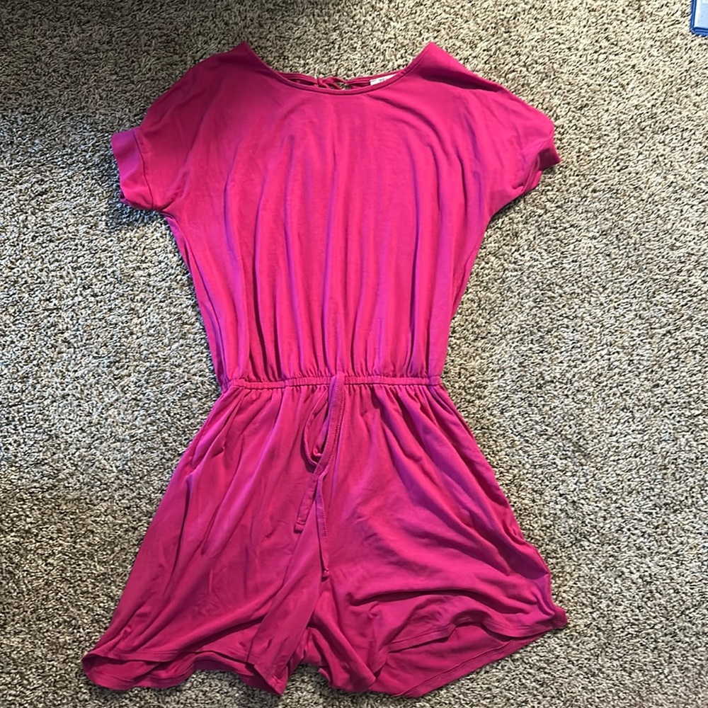 Hot Pink Romper